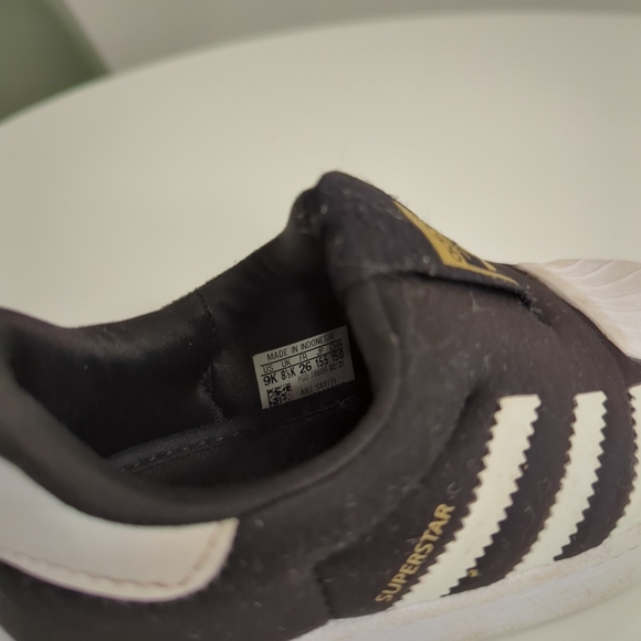 ADIDAS sz9 Black Superstar 360 Sneakers - Picture 6 of 7